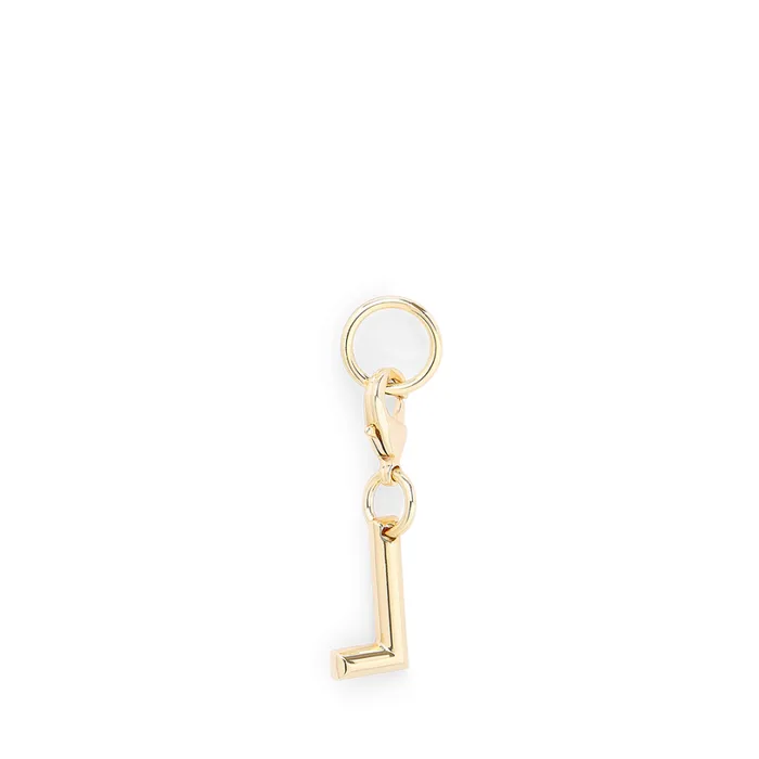 Charm Letter L Gold Color Women Lancel Key Ring Charm Letter L Gold Color Women Lancel Key Ring