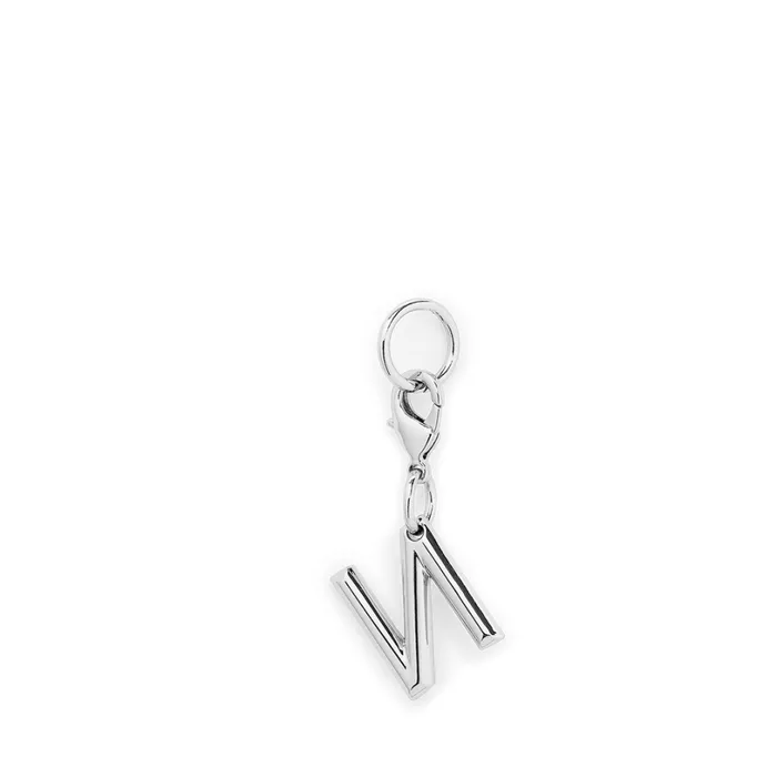Charm Letter N Silver Color Women Lancel Key Ring Charm Letter N Silver Color Women Lancel Key Ring