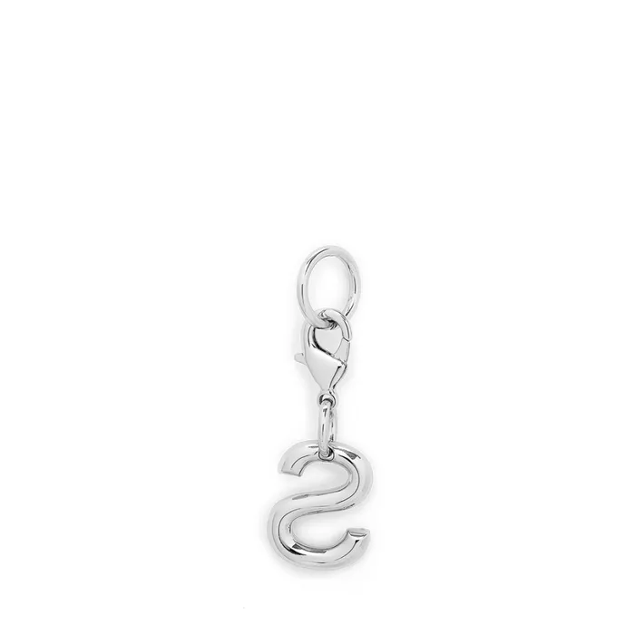 Charm Letter S Silver Color Women Lancel Charms