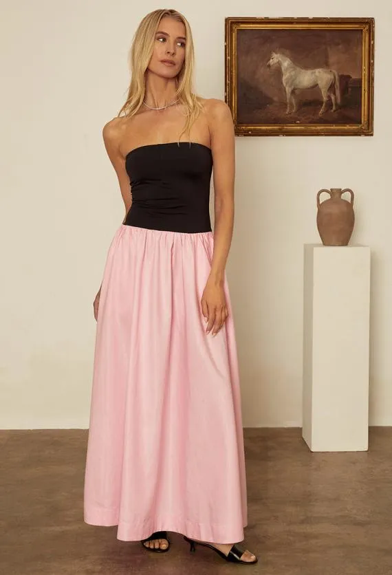 Ciao Lucia Evening Dresses Giselle Pink Taffeta Maxi Dress 8211 Women