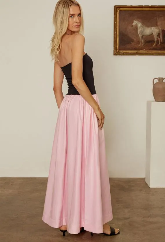 Ciao Lucia Evening Dresses Giselle Pink Taffeta Maxi Dress 8211 Women