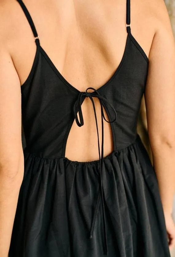Ciao Lucia Long Dresses Neroni Dress Black Rosette 8211 Women