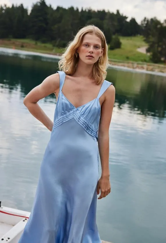 Ciao Lucia Long Dresses Severine Dress Dove 8211 Women