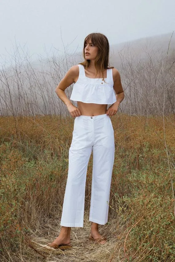 Ciao Lucia Pants Pietro Pant White Cotton 8211 Women