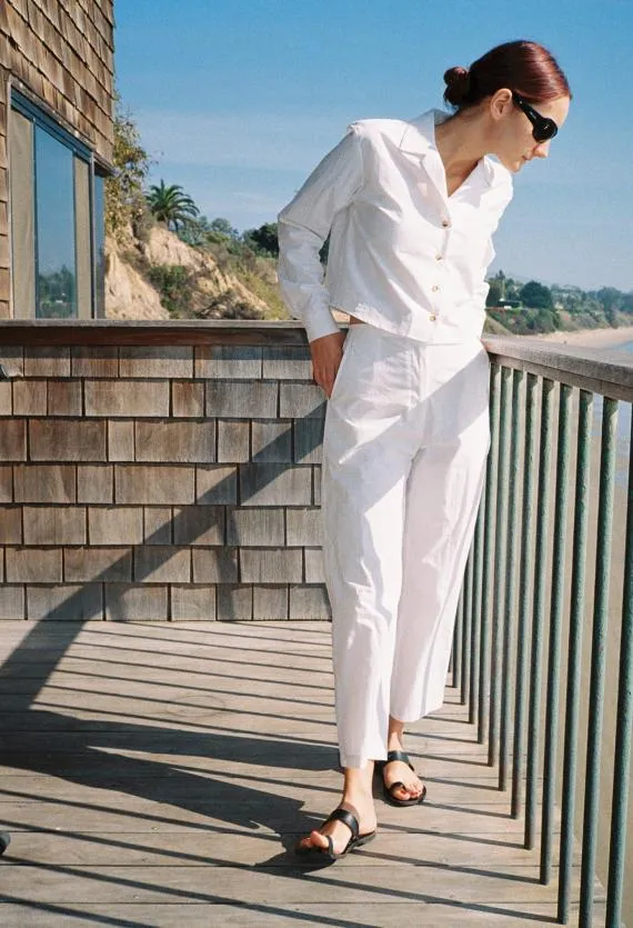 Ciao Lucia Pants Pietro Pant White Cotton 8211 Women