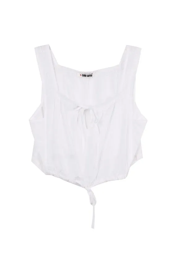 Ciao Lucia Sleeveless Tops Antonio Top White 8211 Women