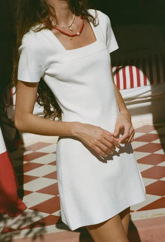 Ciao Lucia White Dresses Sigrid Dress White 8211 Women