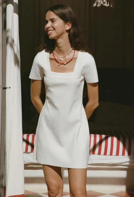 Ciao Lucia White Dresses Sigrid Dress White 8211 Women