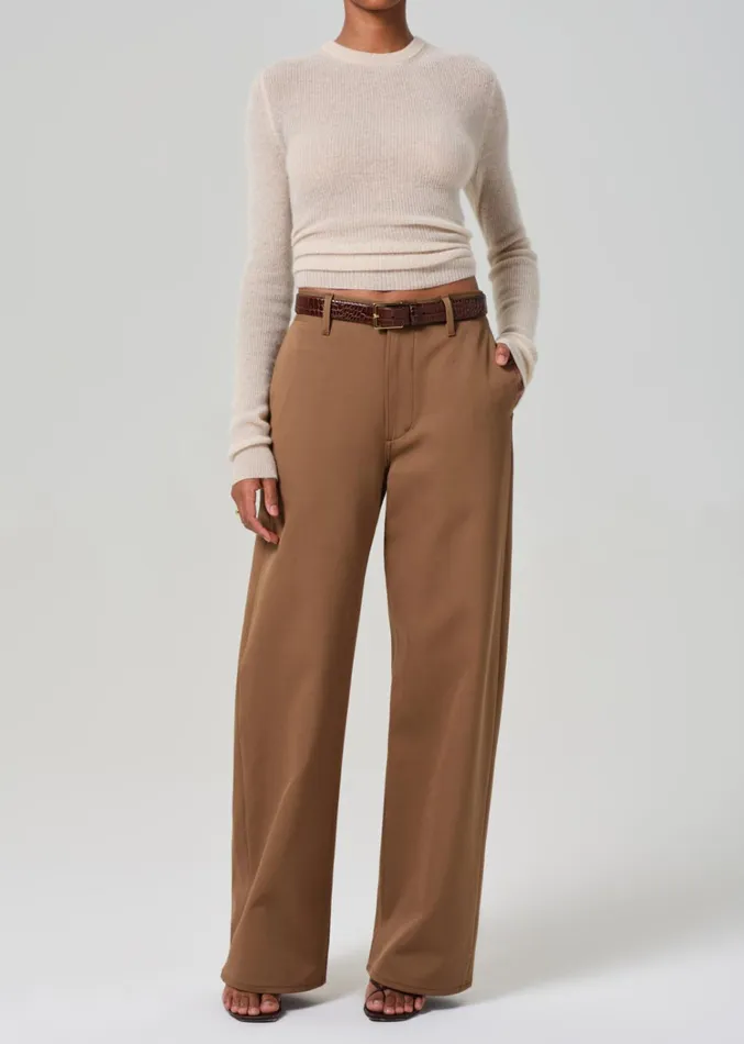 Citizens Of Humanity Ayla Polish Trouser In Nut Women Pants