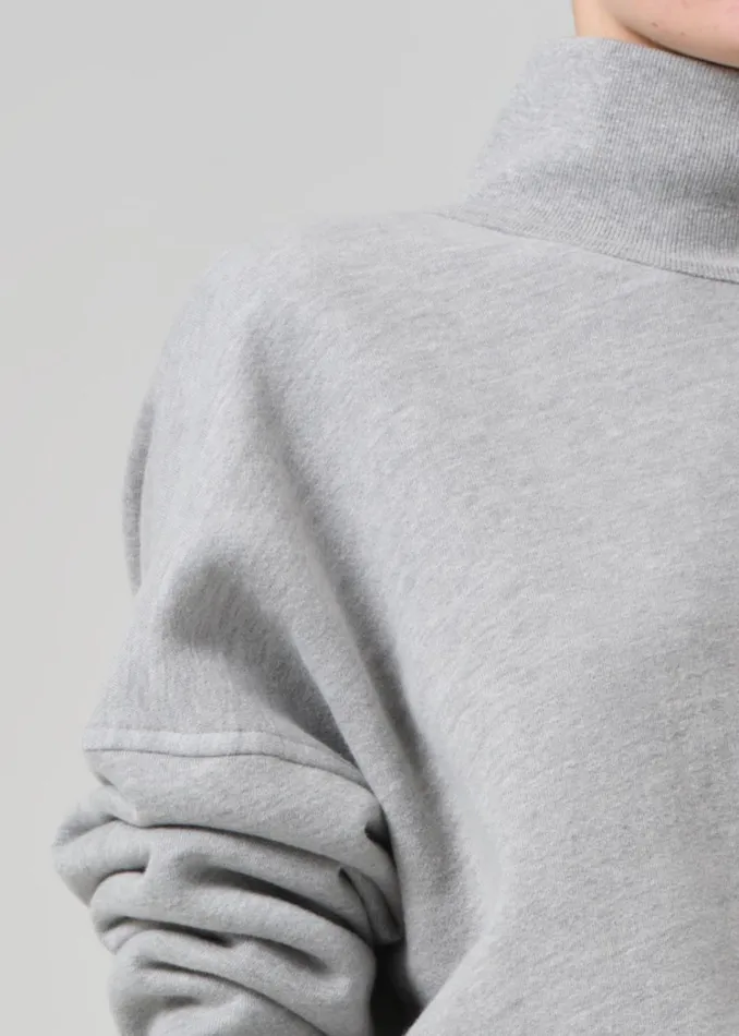 Citizens Of Humanity Cara Turtleneck In Heather Grey Women Tops