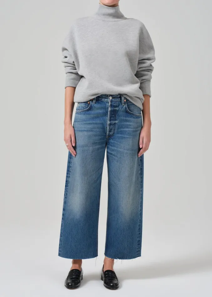 Citizens Of Humanity Cara Turtleneck In Heather Grey Women Tops