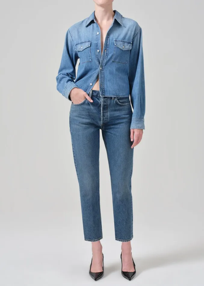Citizens Of Humanity Charlotte High Rise Straight In First Class Women Jeans