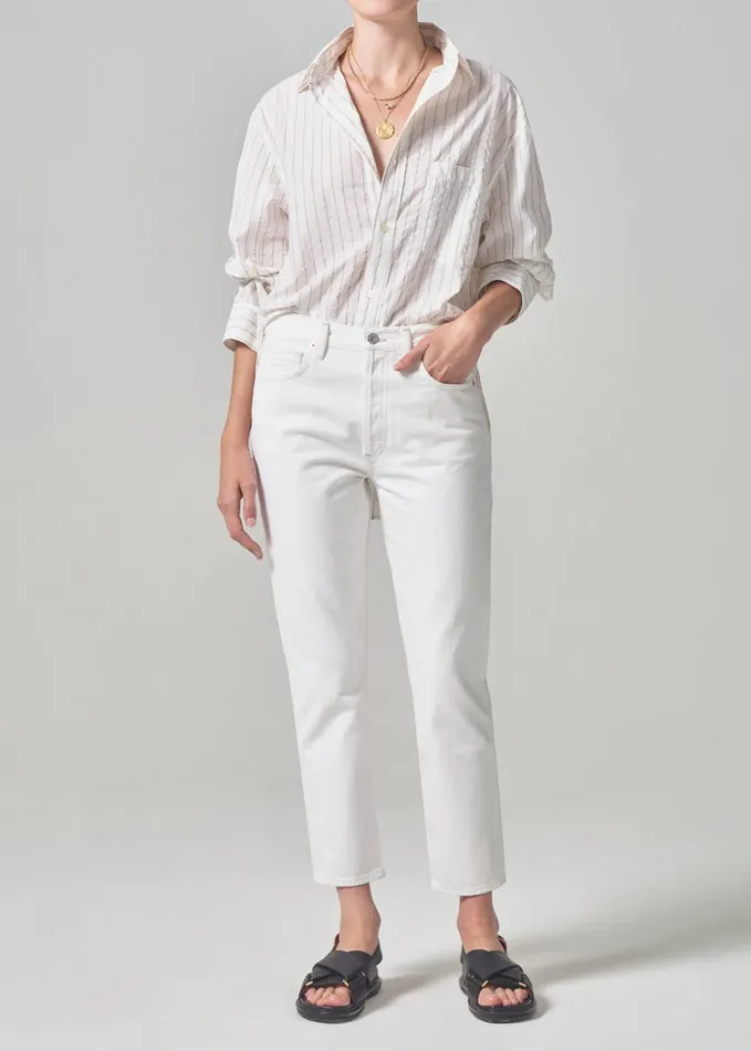 Citizens Of Humanity Charlotte High Rise Straight In Tart Women Jeans