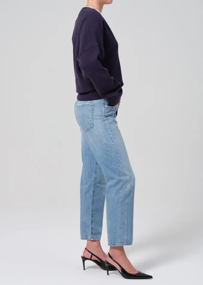 Citizens Of Humanity Emery Crop Relaxed Straight In Starsign Women Jeans