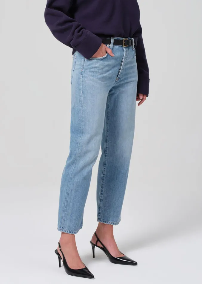 Citizens Of Humanity Emery Crop Relaxed Straight In Starsign Women Jeans