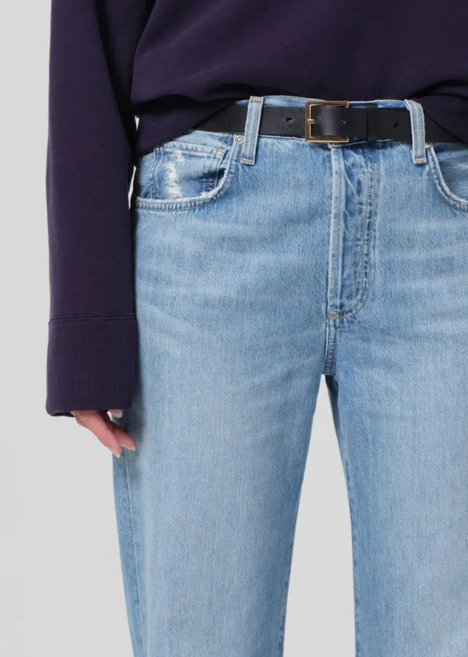 Citizens Of Humanity Emery Crop Relaxed Straight In Starsign Women Jeans