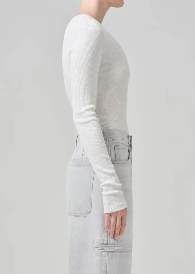 Citizens Of Humanity Emma VNeck In Pashmina Women Tops