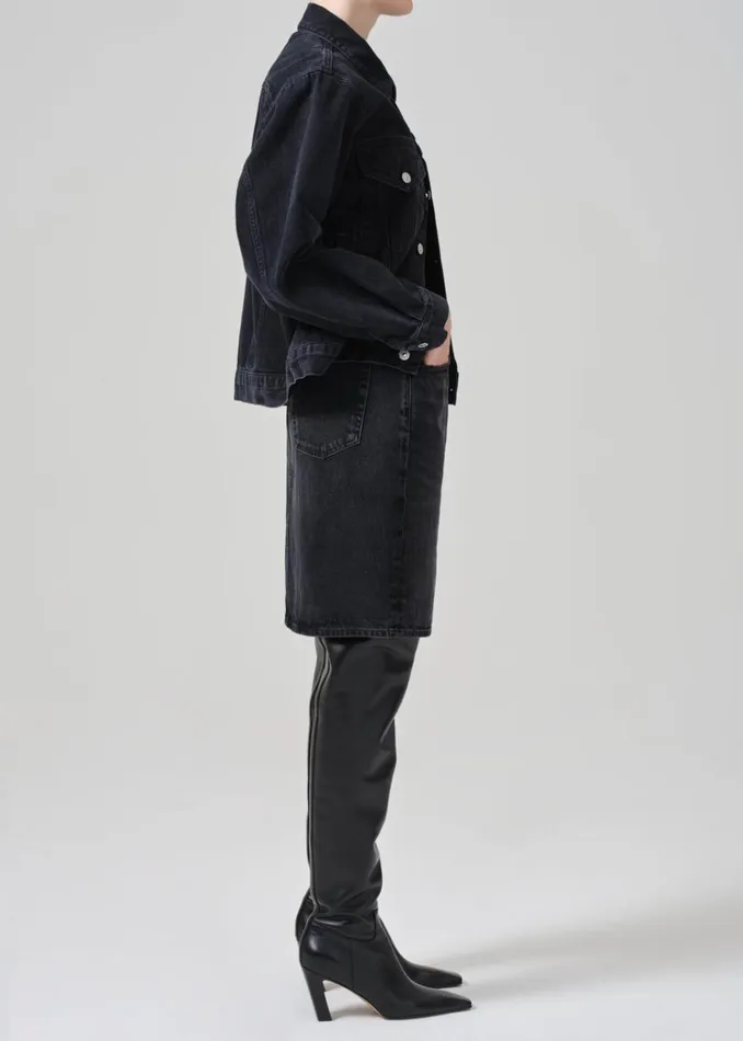 Citizens Of Humanity Etta Pencil Skirt In Mezzanote Women Shorts and Skirts