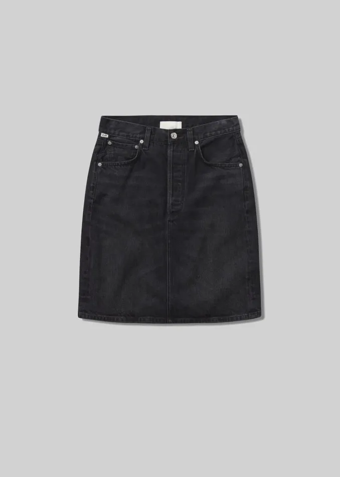 Citizens Of Humanity Etta Pencil Skirt In Mezzanote Women Shorts and Skirts