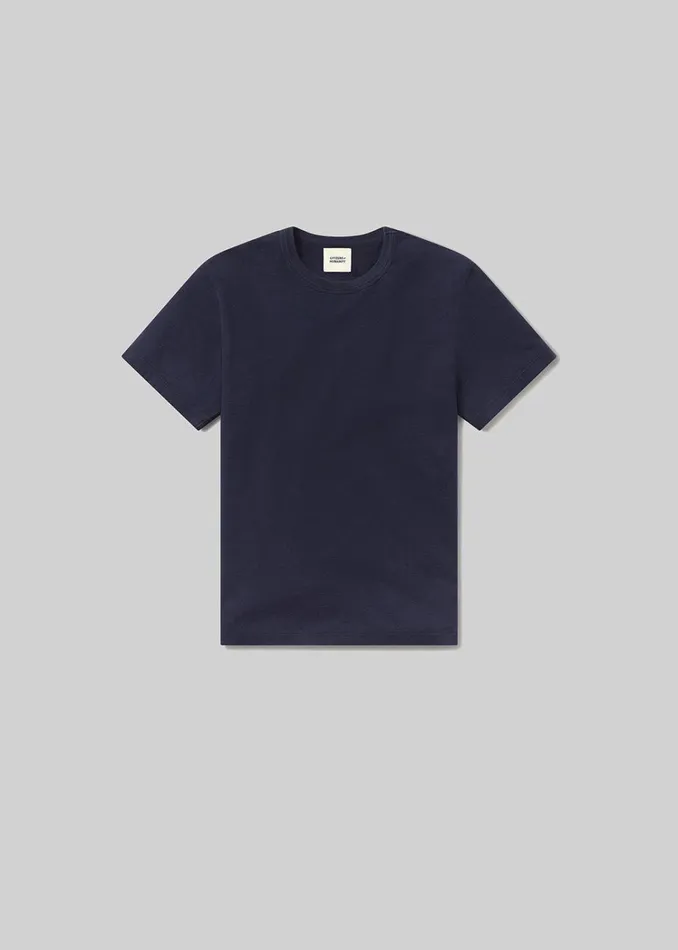 Citizens Of Humanity Everyday Short Sleeve Tee In Midnight Men Shirts