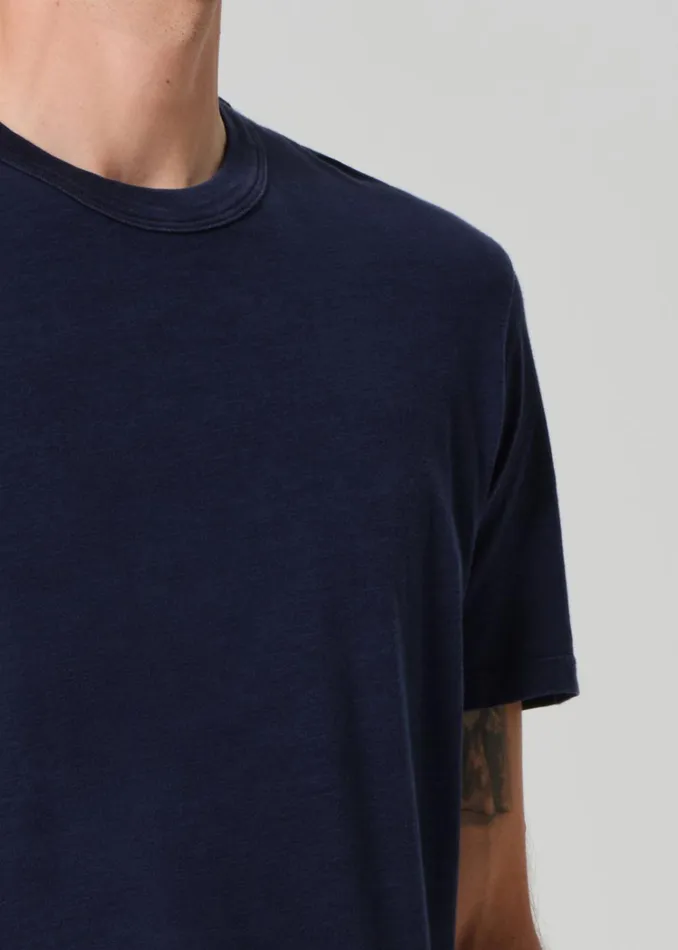Citizens Of Humanity Everyday Short Sleeve Tee In Midnight Men Shirts