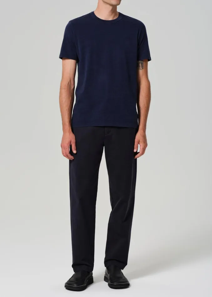 Citizens Of Humanity Everyday Short Sleeve Tee In Midnight Men Shirts