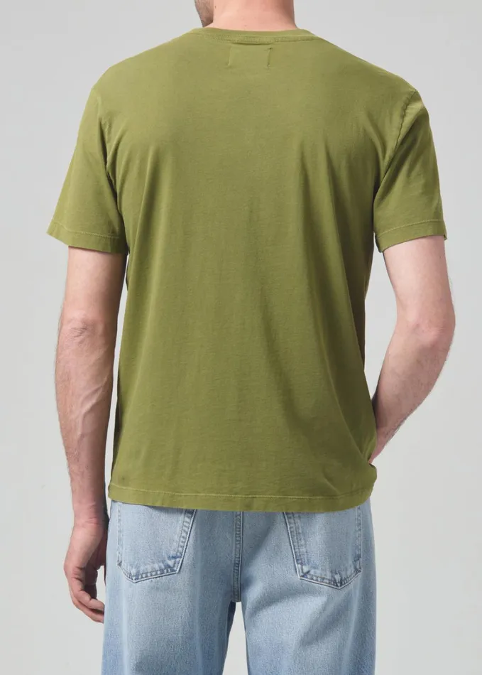 Citizens Of Humanity Everyday Short Sleeve Tee In Moss Men Shirts