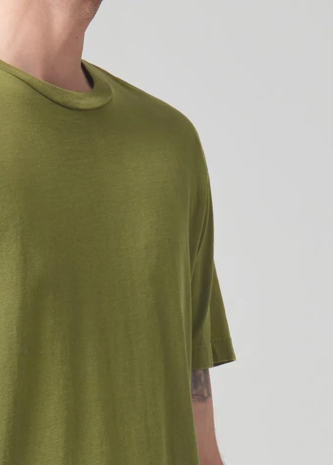 Citizens Of Humanity Everyday Short Sleeve Tee In Moss Men Shirts