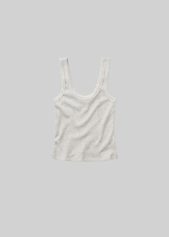 Citizens Of Humanity Faye Tank In Heather Grey Women Tops