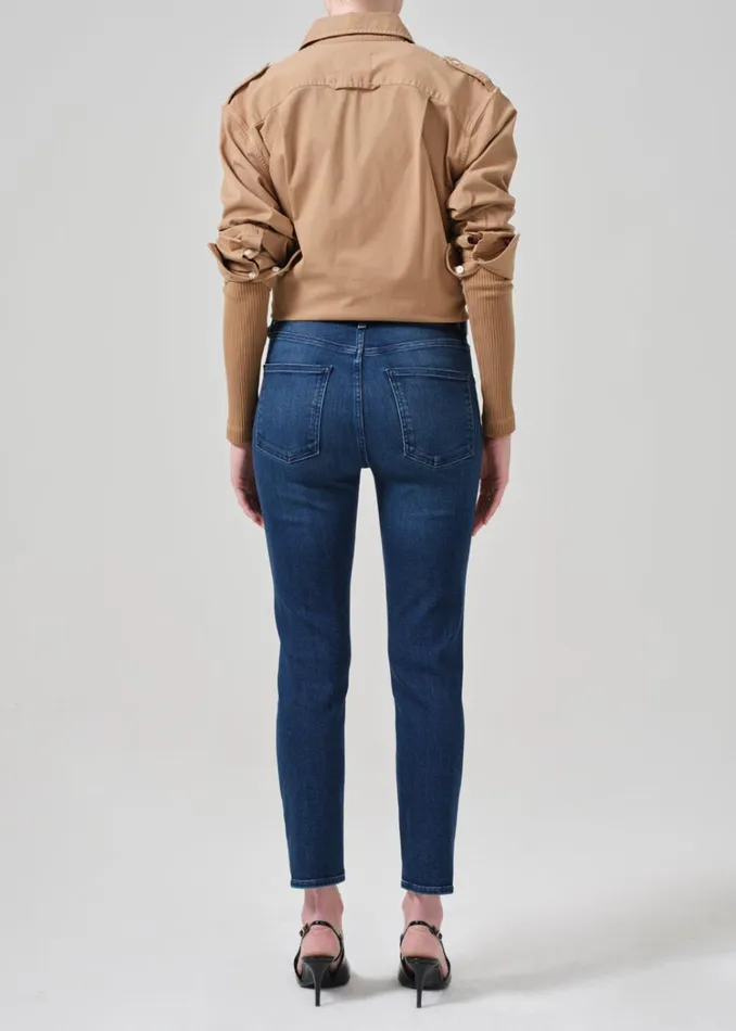 Citizens Of Humanity Isola Slim Crop In Regency Women Petite