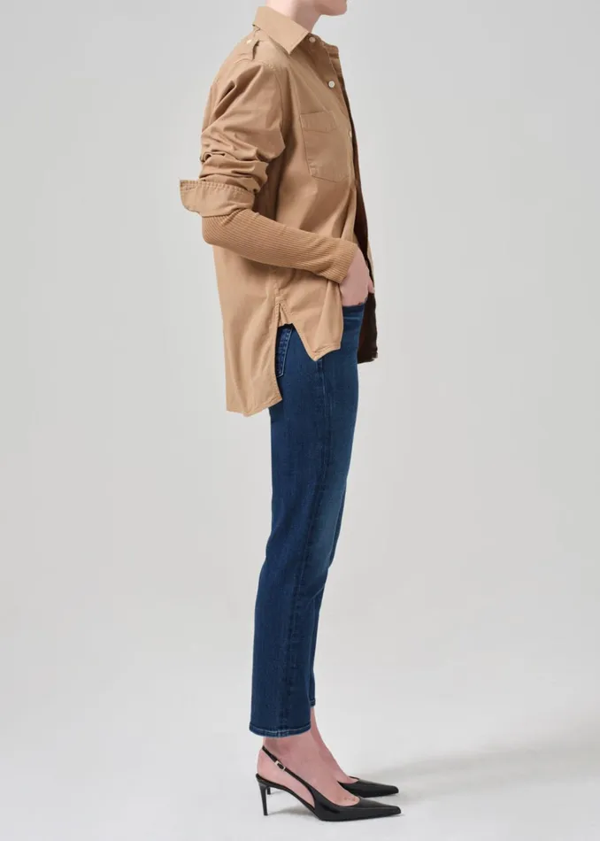 Citizens Of Humanity Isola Slim Crop In Regency Women Petite