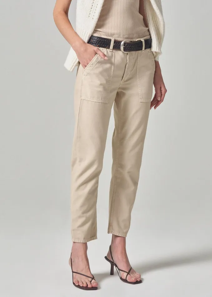 Citizens Of Humanity Leah Cargo In Taos Sand Women Pants