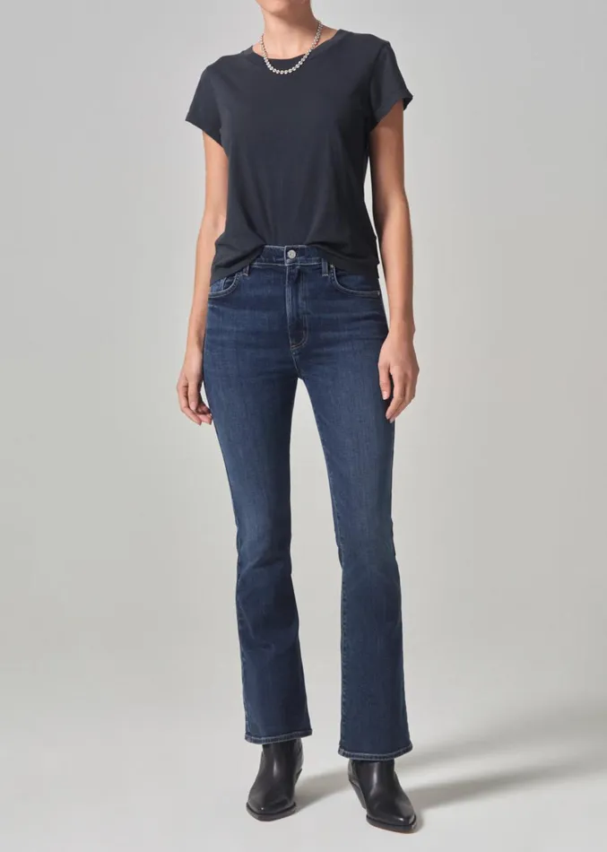 Citizens Of Humanity Lilah High Rise Bootcut 30034 In Baltic Women Jeans