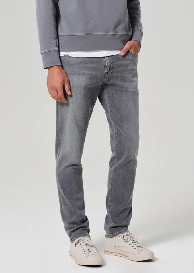 Citizens Of Humanity London Tapered Slim Cashmere Denim In Sycamore Men Jeans