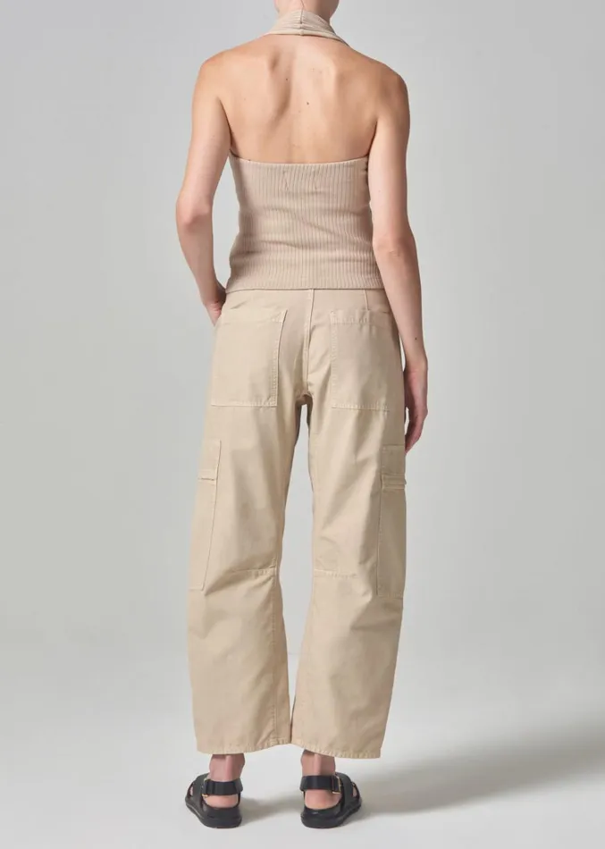 Citizens Of Humanity Marcelle Low Slung Easy Cargo In Taos Sand Women Pants
