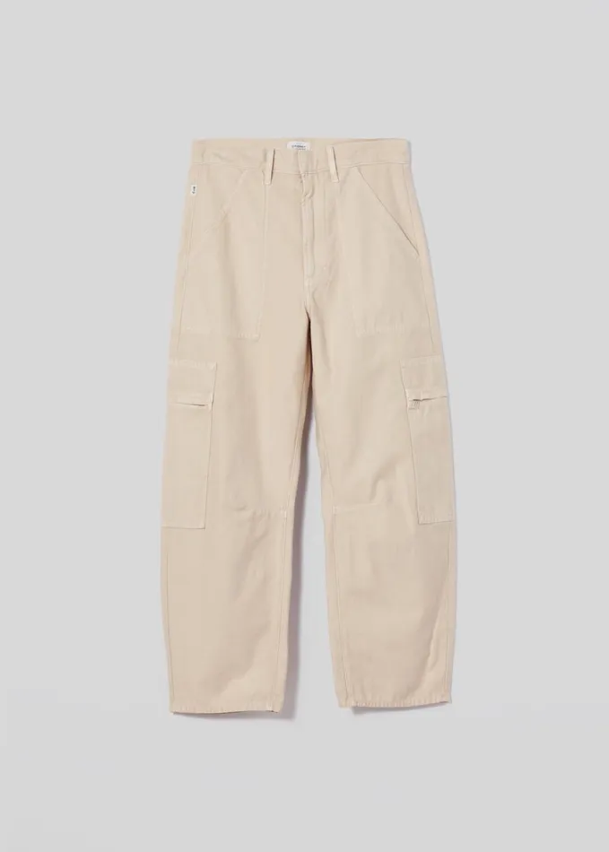 Citizens Of Humanity Marcelle Low Slung Easy Cargo In Taos Sand Women Pants