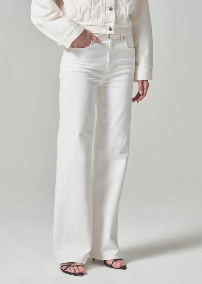 Citizens Of Humanity Paloma Baggy In Pearl Women Jeans