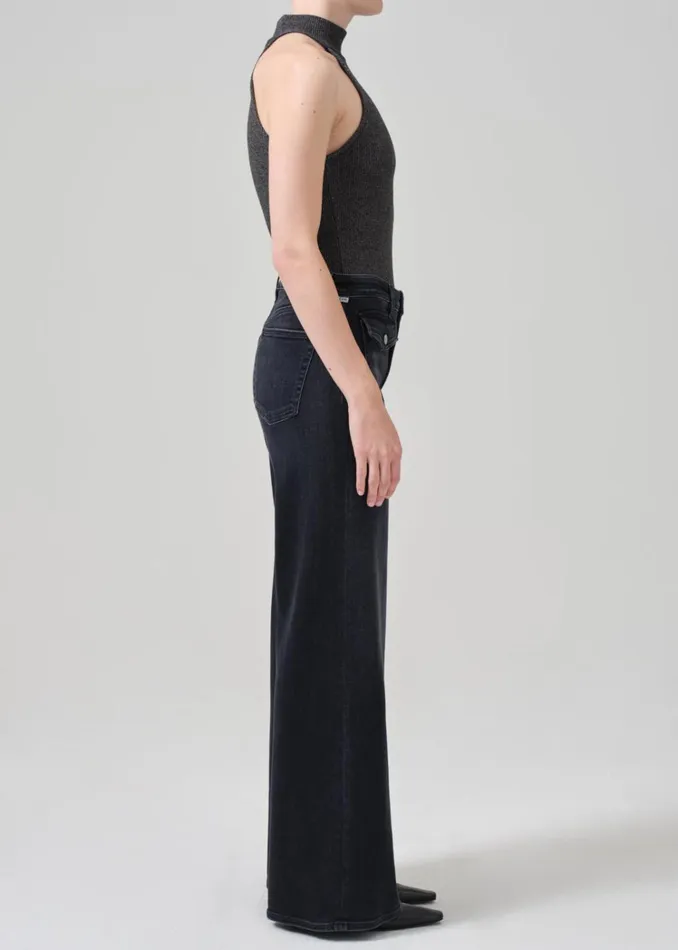 Citizens Of Humanity Raven Patch Pocket Wide Leg In Medallion Women Jeans