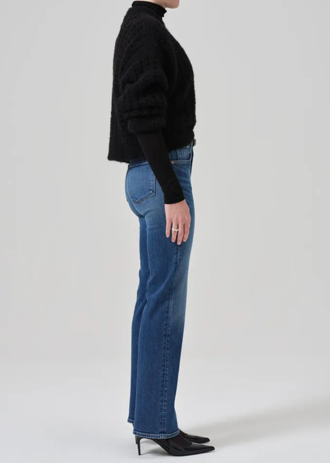 Citizens Of Humanity Vidia Mid Rise Boot In Abalone Women Jeans