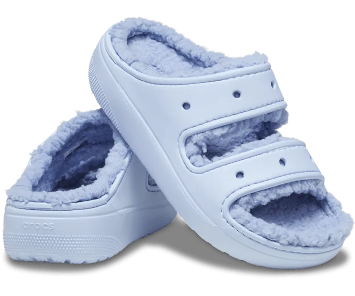 Classic Cozzzy Sandal Blue Calcite Women Crocs Slides