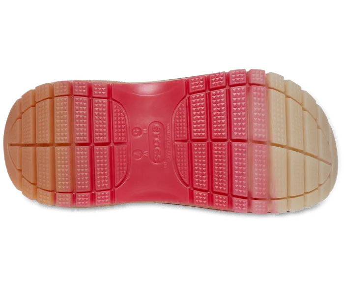 Classic Mega Crush Color Dip Clog Bone Multi Women Crocs Platforms 038 Wedges