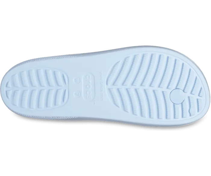 Classic Platform Meta Pearl Flip Blue Calcite Women Crocs Slides