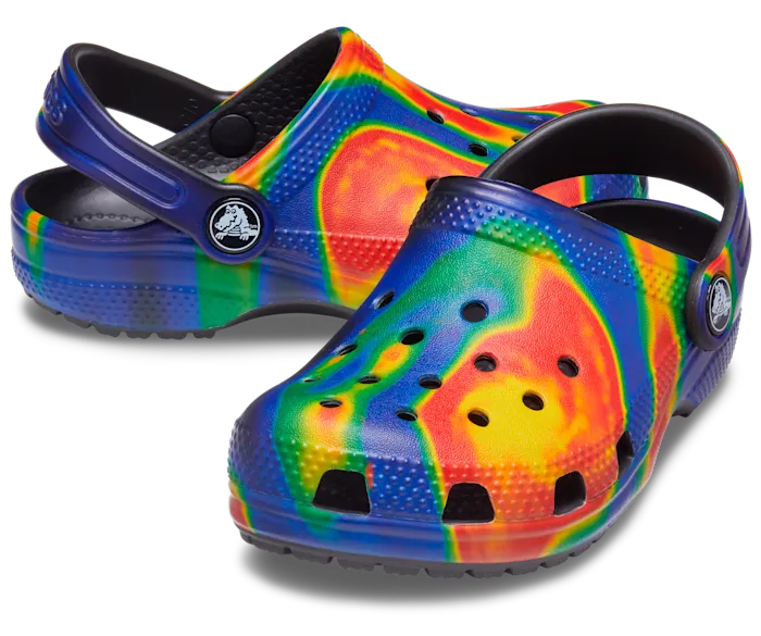 Classic Solarized Clog Navy Black Kids Crocs Clogs