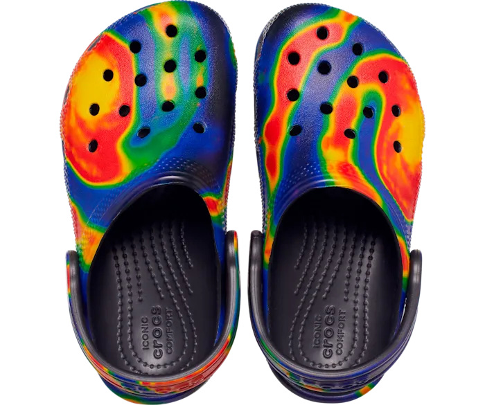 Classic Solarized Clog Navy Black Kids Crocs Clogs