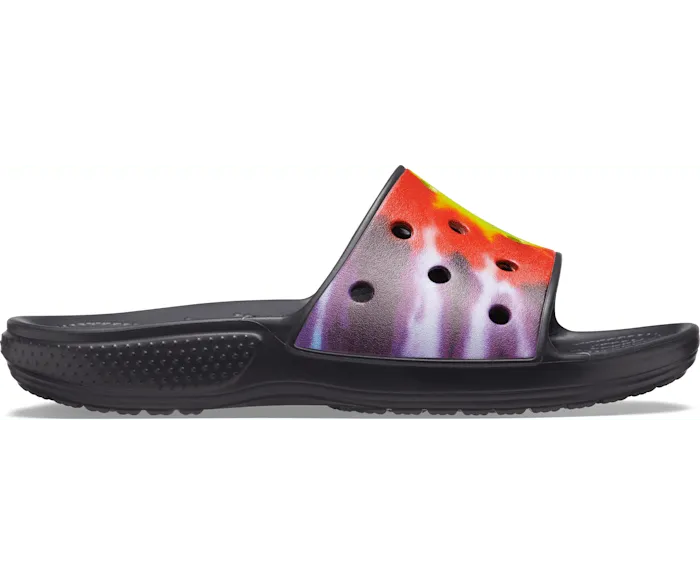 Classic TieDye Graphic Slide Multi Women Crocs Sandals