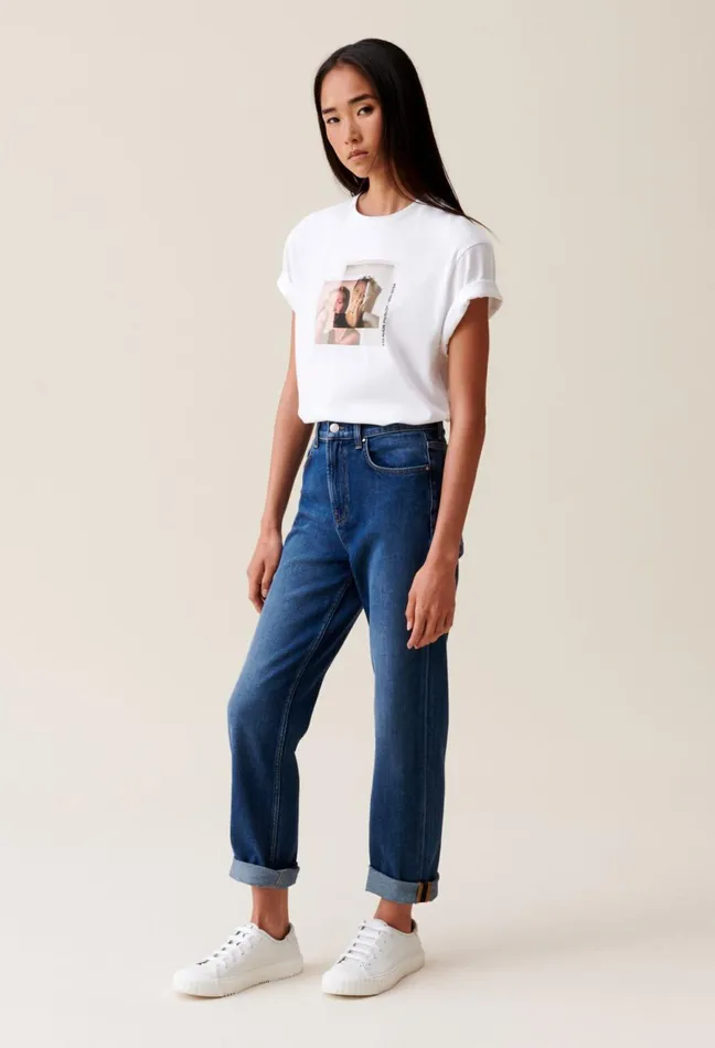 Claudie Pierlot 29 Me039s Of The Month TShirt 8211 052924 Ecru Women TShirts