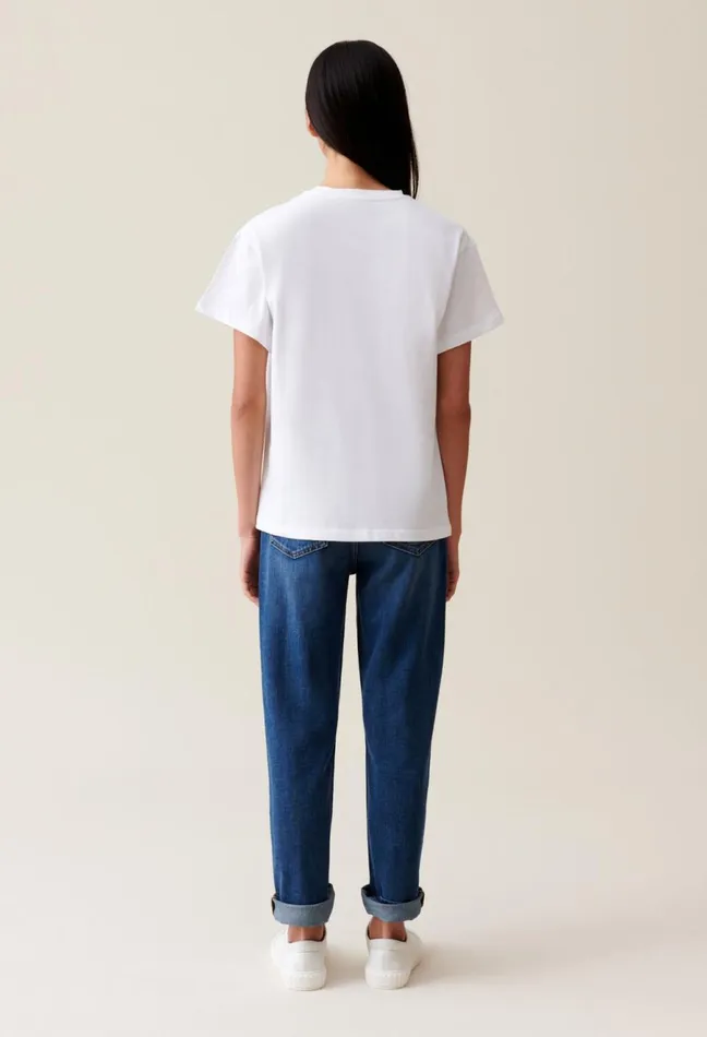 Claudie Pierlot 29 Me039s Of The Month TShirt 8211 052924 Ecru Women TShirts