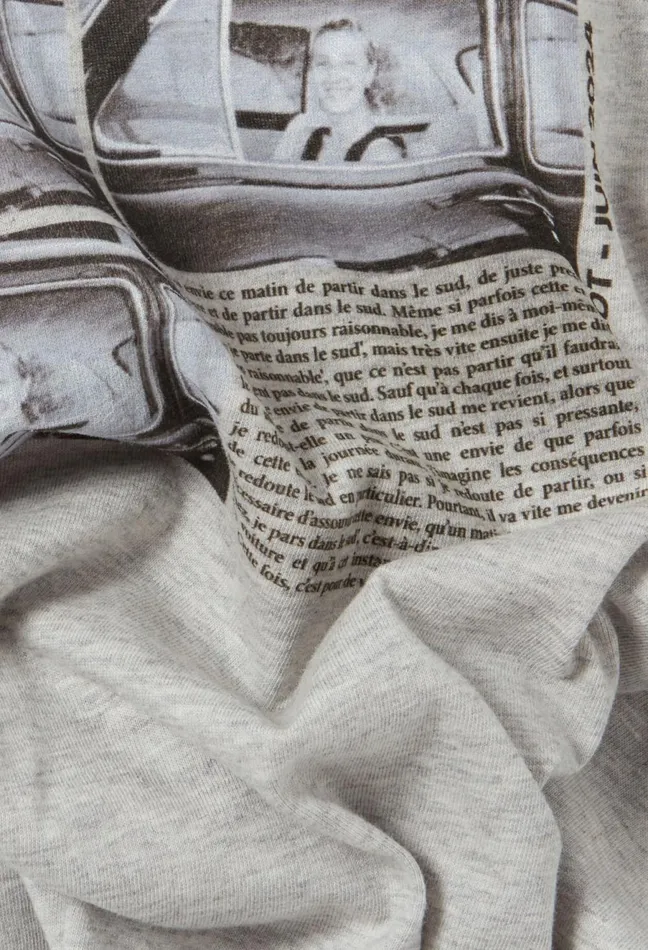 Claudie Pierlot 29 Me039s Of The Month TShirt 8211 062924 Mottled Grey Women TShirts Claudie Pierlot 29 Me039s Of The Month TShirt 8211 062924 Mottled Grey Women TShirts