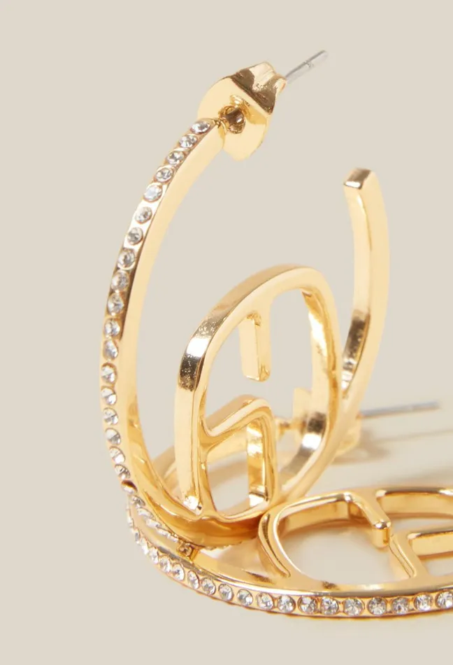 Claudie Pierlot Golden Cp Single Hoop Earring Women Jewellery And Scrunchies Claudie Pierlot Golden Cp Single Hoop Earring Women Jewellery And Scrunchies