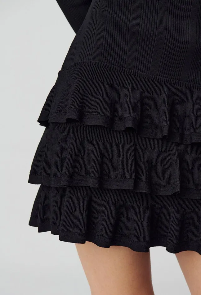 Claudie Pierlot Short FineKnit Dress Black Women Dresses